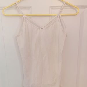 white tank top